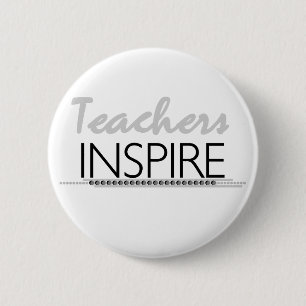 Teachers Inspire Pinback Button