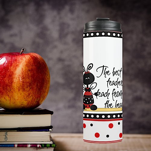 Teachers Ladybug Thermal Tumbler