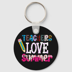 Teachers Love Summer Keychain Teacher Gifts