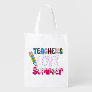 Teachers Love Summer Shopping Bag   Teacher Gift