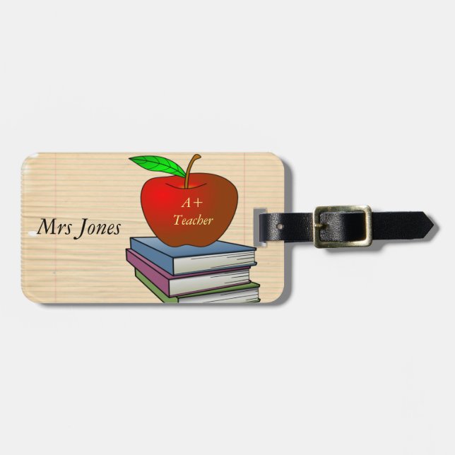 Teacher's Luggage Tag (Front Horizontal)