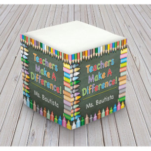Teachers Make A Difference Self-Stick Memo Notepad
