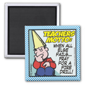 Teachers Motto Magnet