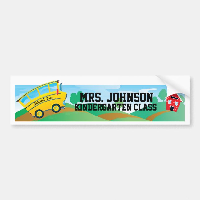 Teacher's Name and Classroom - Wall Sticker (Front)