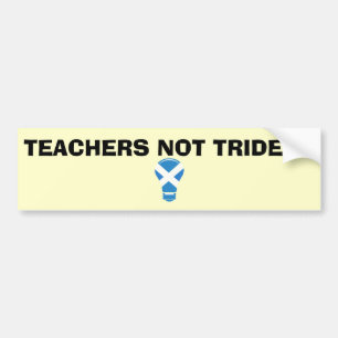 Teachers Not Trident Scottish Independence Sticker