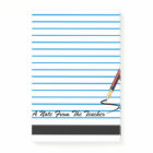 Teacher's Notebook Paper Note Pad