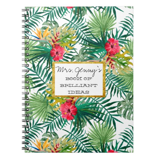 Teacher's Notebook - personalized - gift (Front)