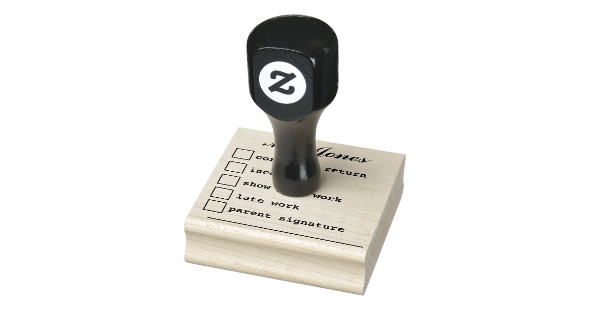 Accommodations Checklists Self-inking Rubber Stamp