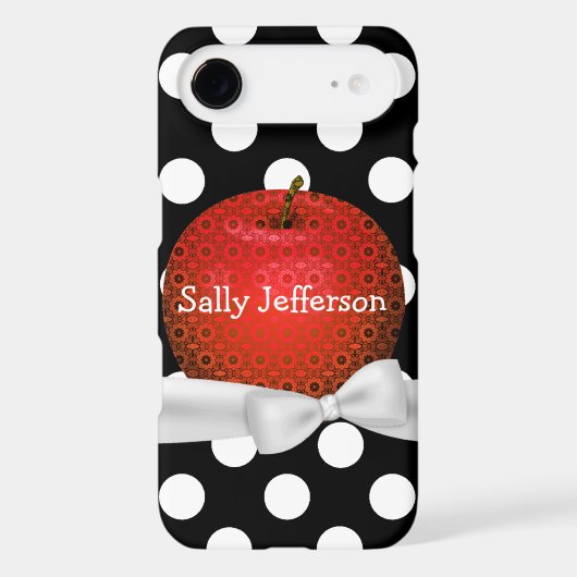 Teacher's Pattern Apple iPhone 4 Case (Back)