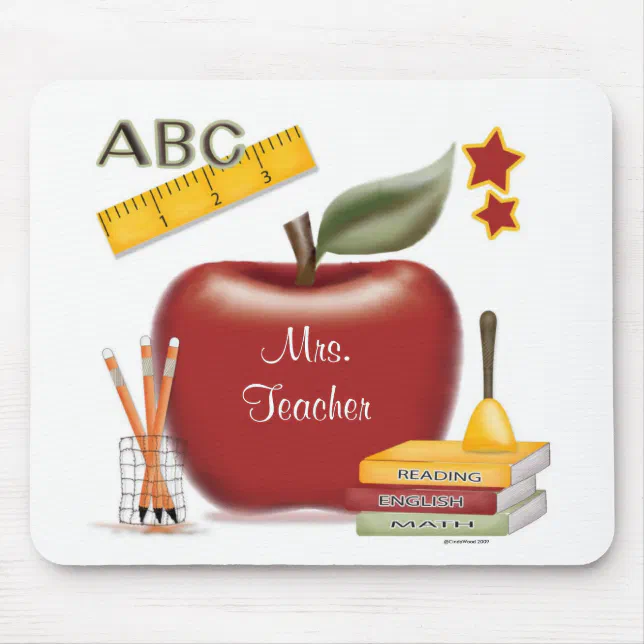 Teacher's Personalized Mouse Pad | Zazzle