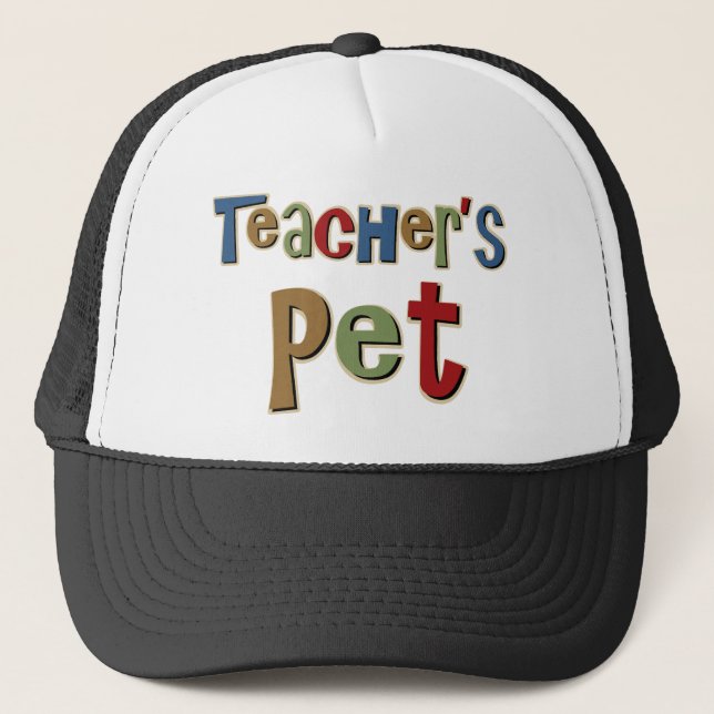 Teachers Pet Colorful Trucker Hat (Front)