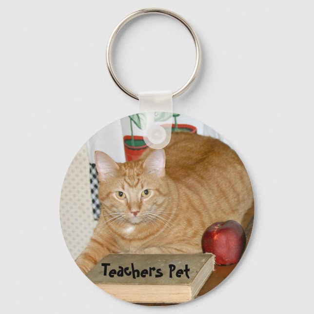 Teacher's Pet Keychain (Front)