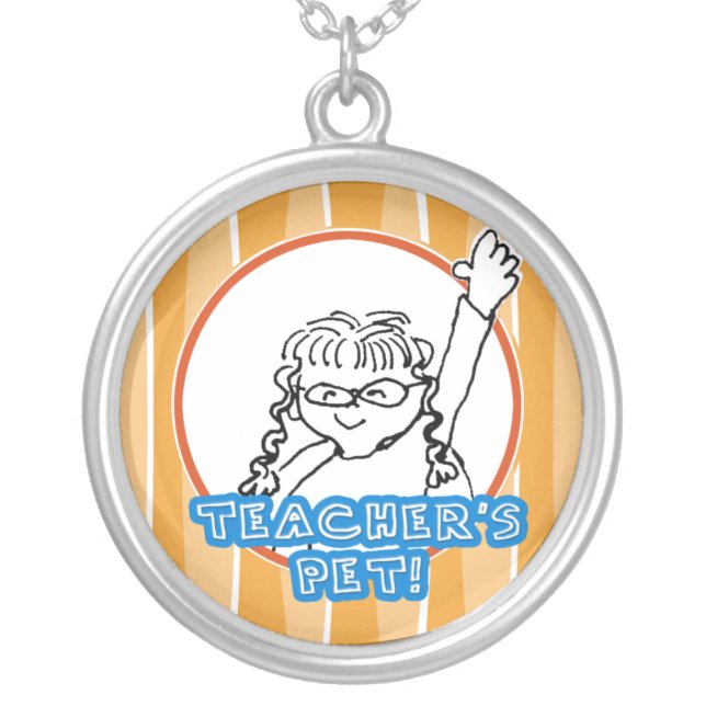 Teacher's Pet Necklace (Front)