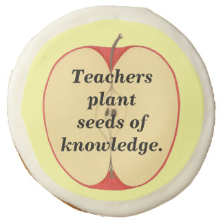 Teachers plant seeds of knowledge Apple Cookies
