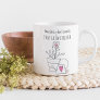 Teachers Plant Seeds Quote Cute Doodle Custom Coffee Mug