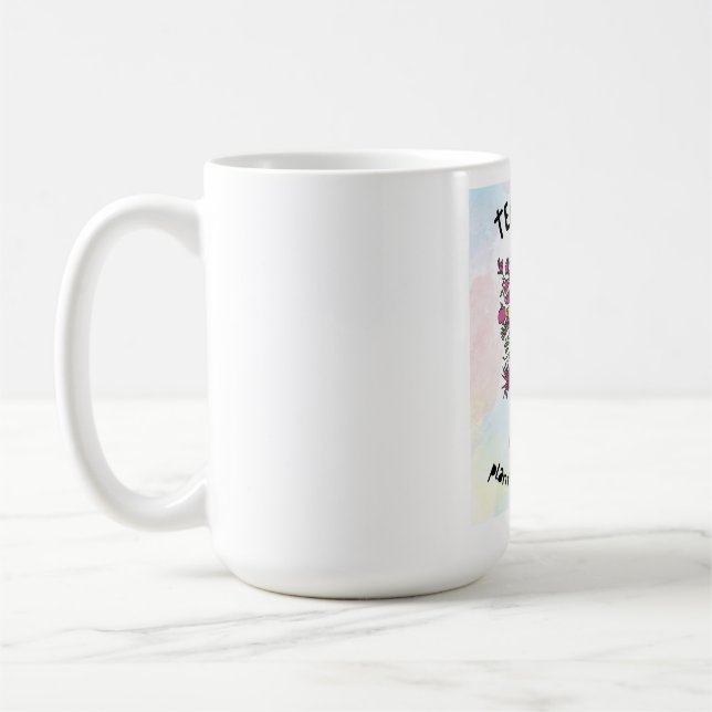 Teachers Plant Seeds Teacher Thank You Gift Coffee Mug (Left)