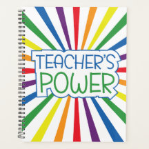 Teacher's Power Rainbow Planner