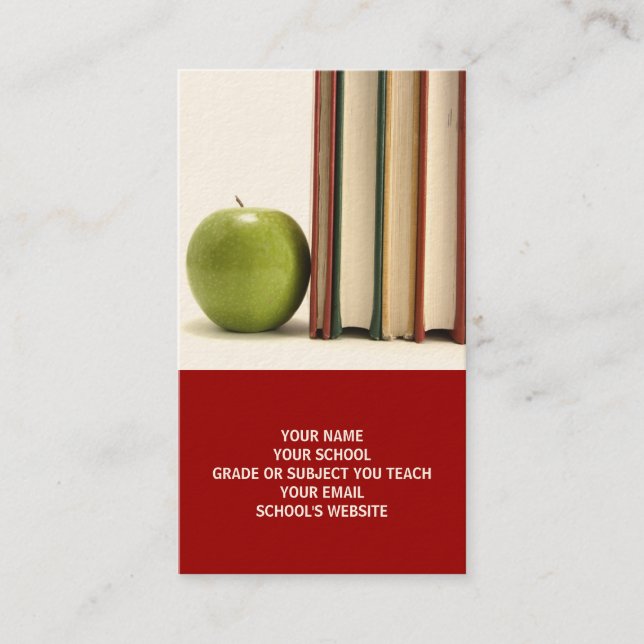 Teacher's Professional Cards (Front)