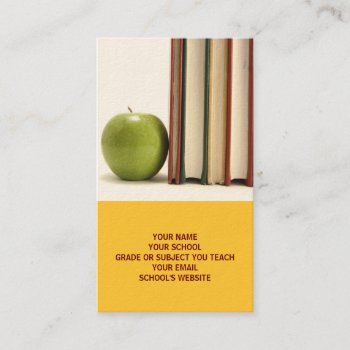 Teacher's Professional Cards by lifethroughalens at Zazzle