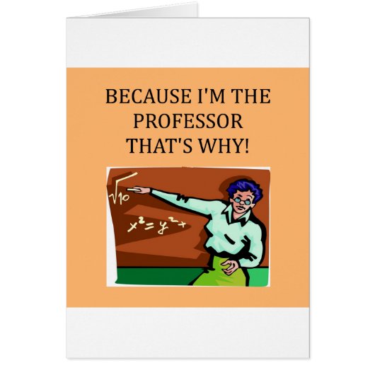 teachers & professors cards (Front)