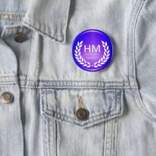 Teacher's Purple Honorable Mention Award Button
