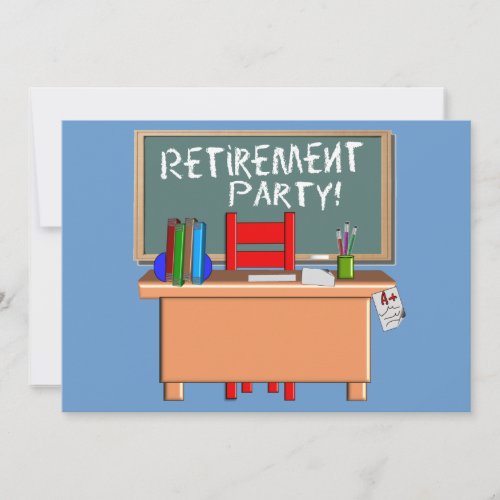 Teachers Retirement Party Invitations