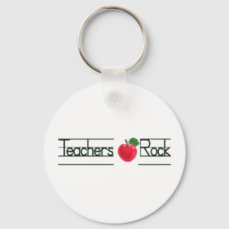 Teacher's Rock Keychain