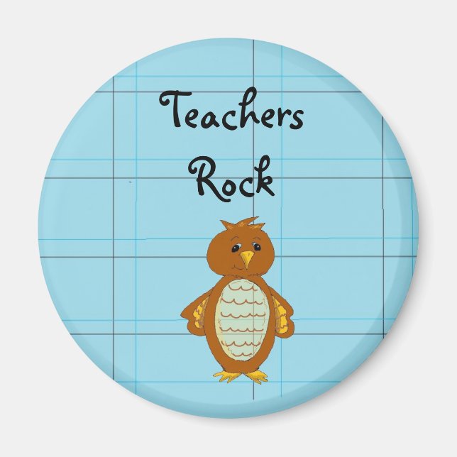 Teachers Rock Magnet (Front)