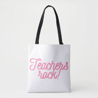 Teachers Rock! Tote Bag