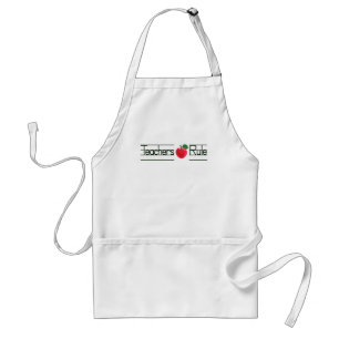 Teacher's Rule Adult Apron