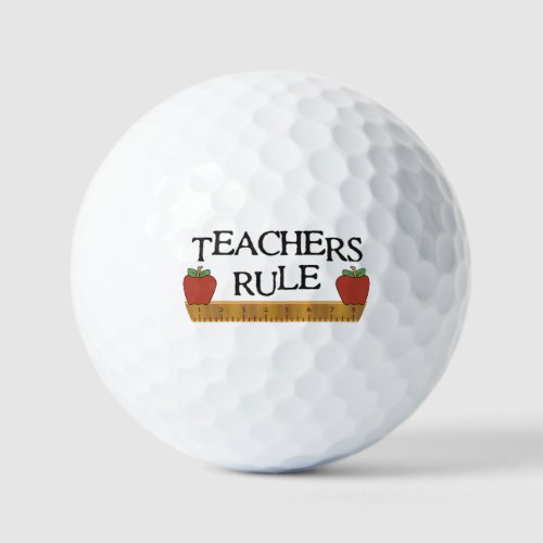 TEACHERS RULE GOLF BALL