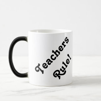 Teachers rule! morphing mug