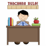 Teachers Rule sculpture<br><div class="desc">design by Scrappin Doodles at www.scrappindoodles.com</div>