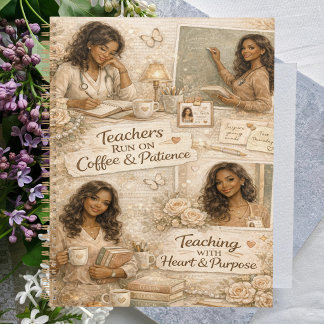 Teachers run on coffee and patience  planner