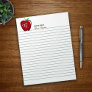 Teacher's Shiny Apple Lined Notepad