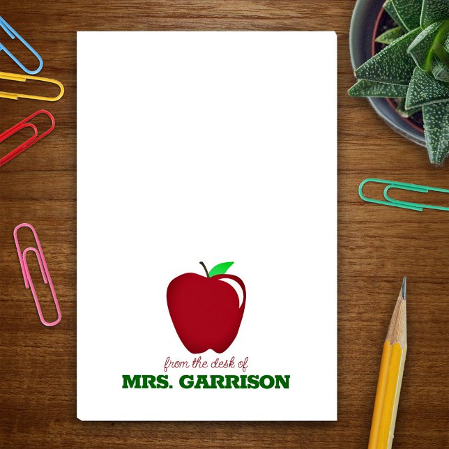 Teacher's Shiny Apple Personalized Notes (Creator Uploaded)