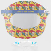 Teachers SORRY NO HUGS Novelty Customizable Face Shield (Front w/Glasses)