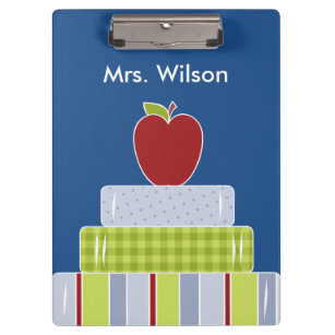 Personalised Teacher Teaching Assistant Frog Clipboard 
