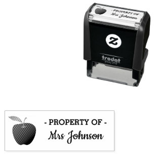 Teacher's Stamp Personalized   Property Of
