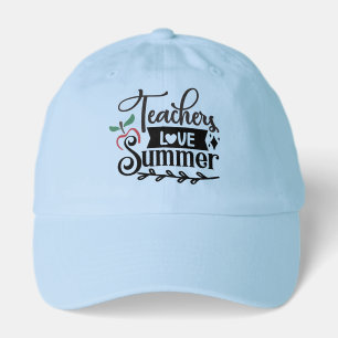 Teachers Summer word art  Hat