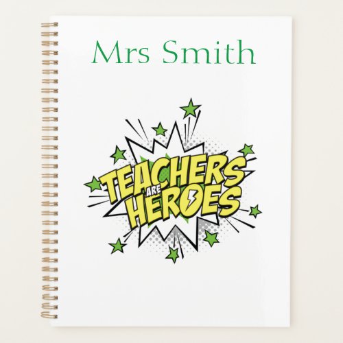 teachers  superhero planner
