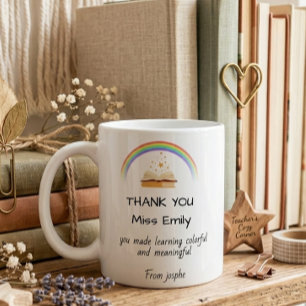 Teachers Thank you Gift Love Viral Aesthetic Coffee Mug