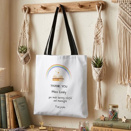 Teachers Thank you Gift Love Viral Aesthetic Tote Bag