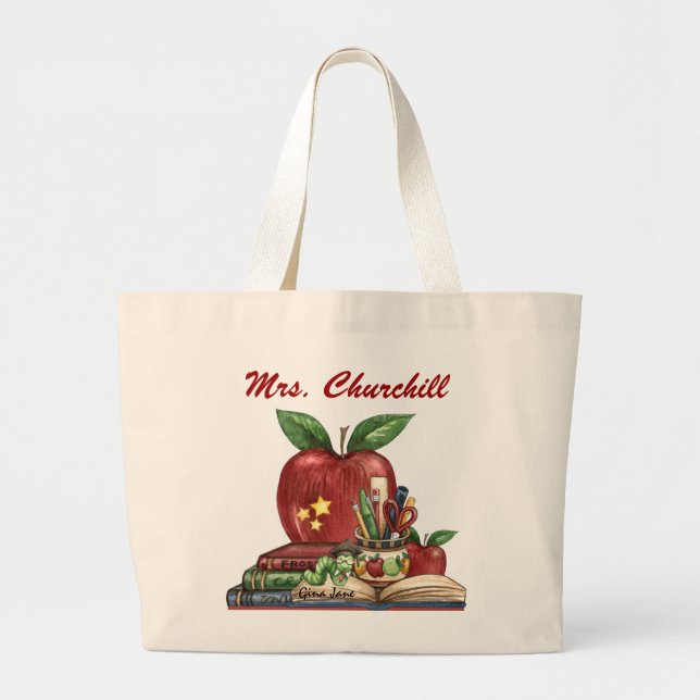 Teachers' Totes - Bookworm - SRF (Front)