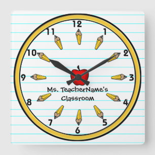 Teachers Wall Clock (Personalized)