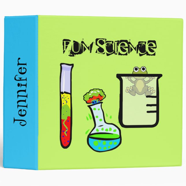 Teacher's Whimsical Science Binder (Front/Spine)