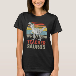 Teachersaurus Rex Teacher Saurus Dinosaur For Men T-Shirt