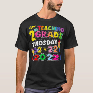 Teaching 2nd Grade On TWOSDAY 22222 22nd February T-Shirt