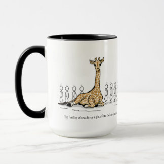 Teaching a Giraffe To Celtic Dance 15oz Mug