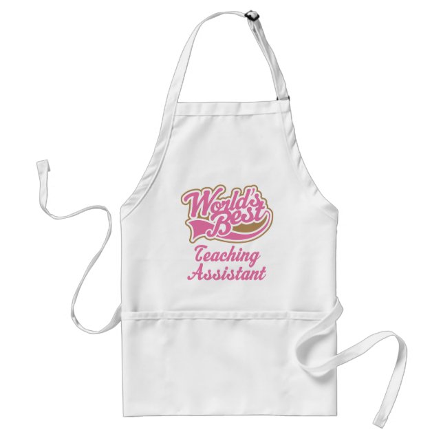 Teaching Assistant Gift Adult Apron (Front)